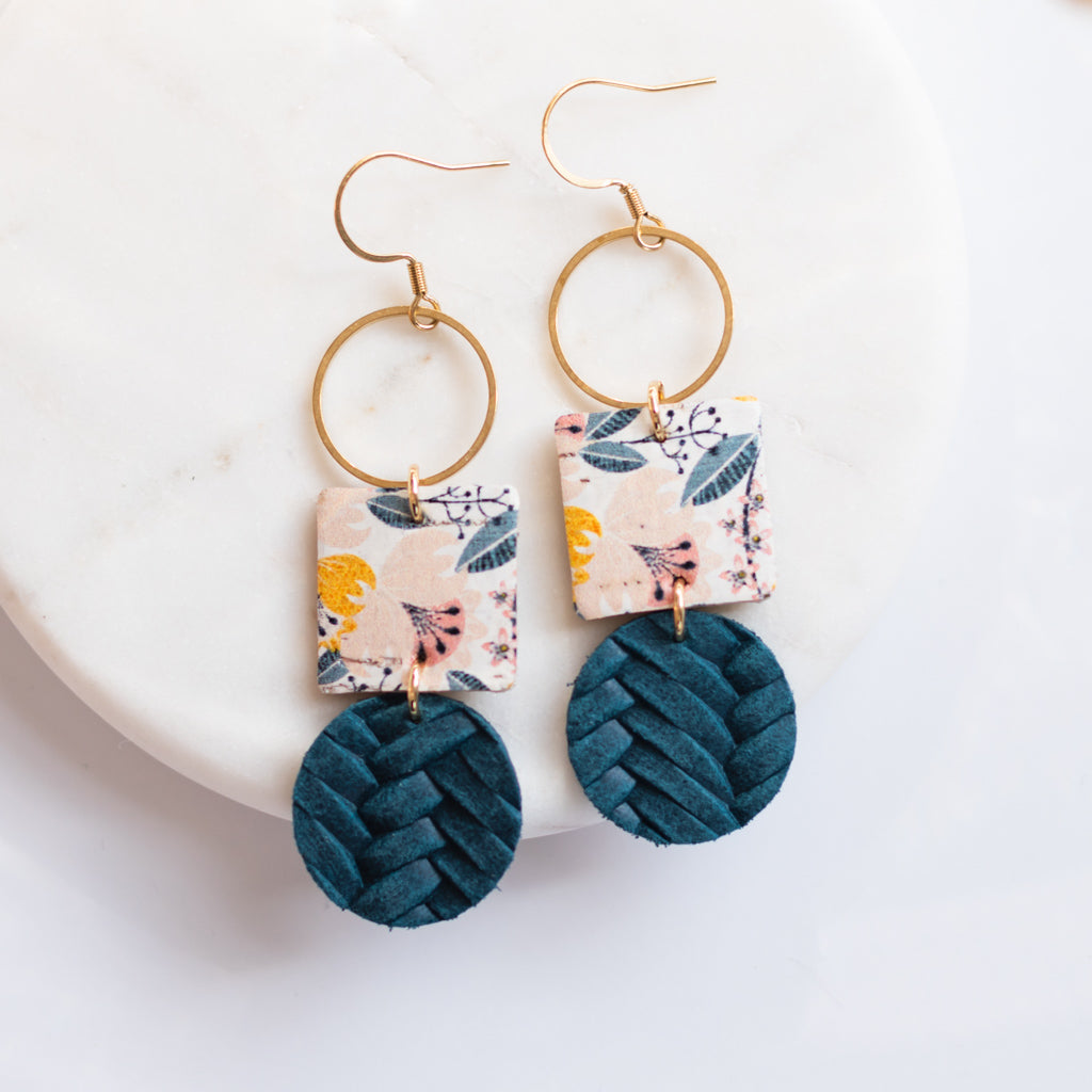 Sadie Leather Earrings