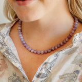 Anika Purple Beaded Necklace