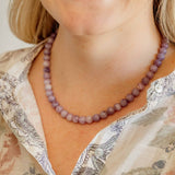 Anika Purple Beaded Necklace