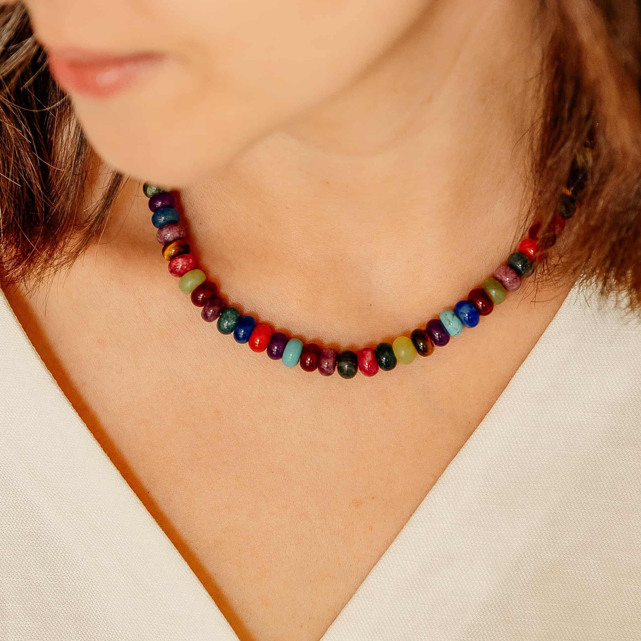 Autumn Candy Beaded Necklace