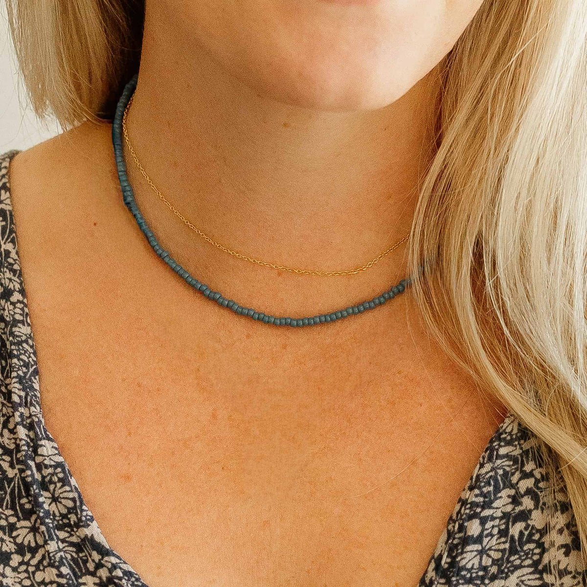 Blue Neve Necklace