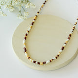 Chocolate Neve Beaded Necklace