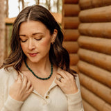 Evergreen Beaded Necklace