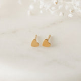 Mini Heart Stud Earrings