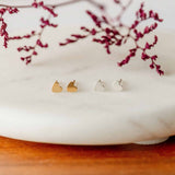 Mini Heart Stud Earrings