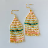 Pink Zora Beaded Earrings