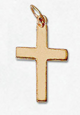 14k Gold Filled Cross Necklace Charm