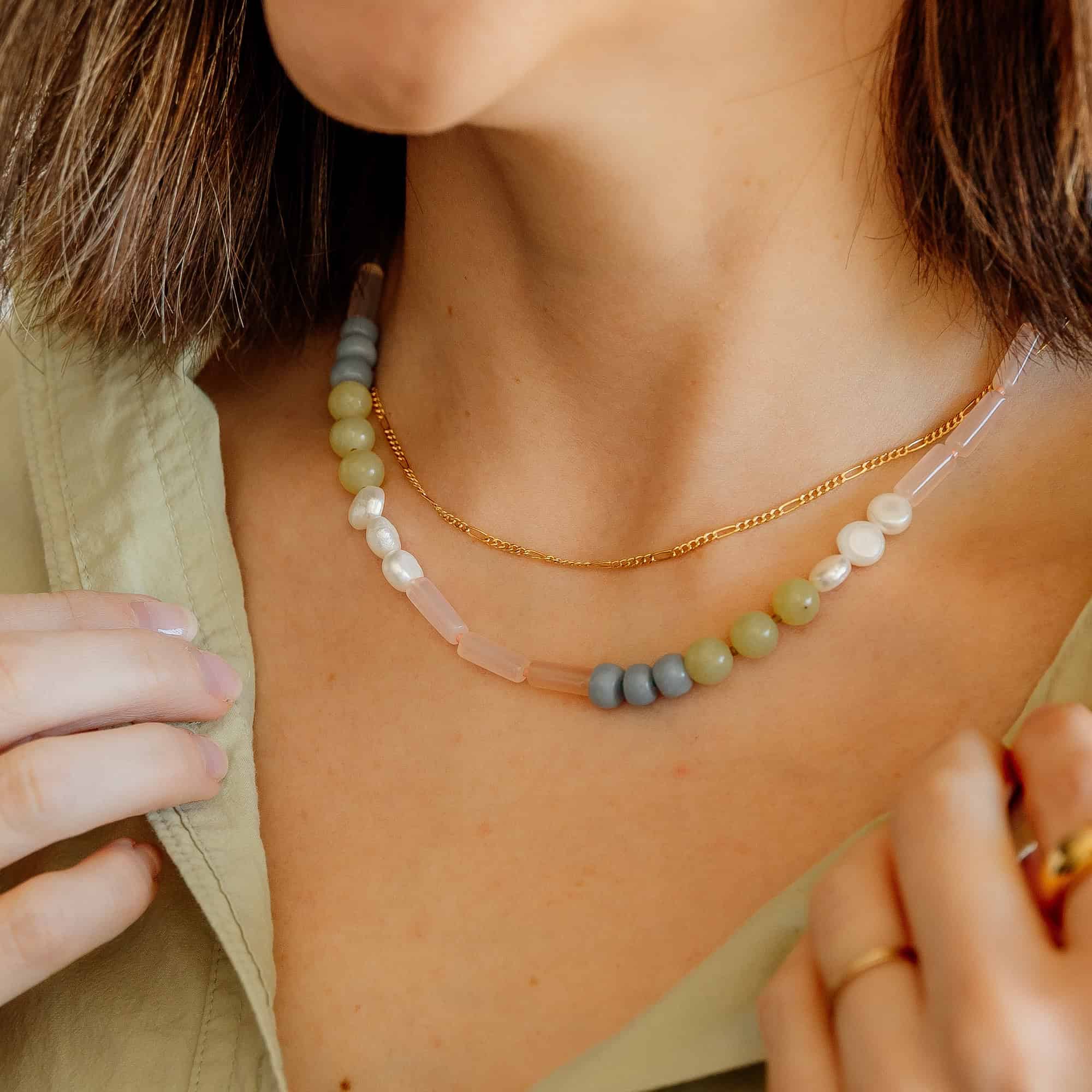Spring Bea Beaded Necklace