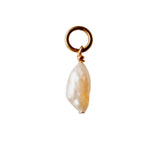 Vintage Skinny Pearl Necklace Charm