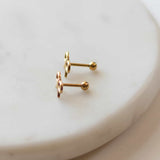 Bowtie Screw Back Earrings