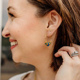 Foliage Ellen Hoop Earrings