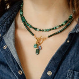 Nova Beaded Charm Necklace