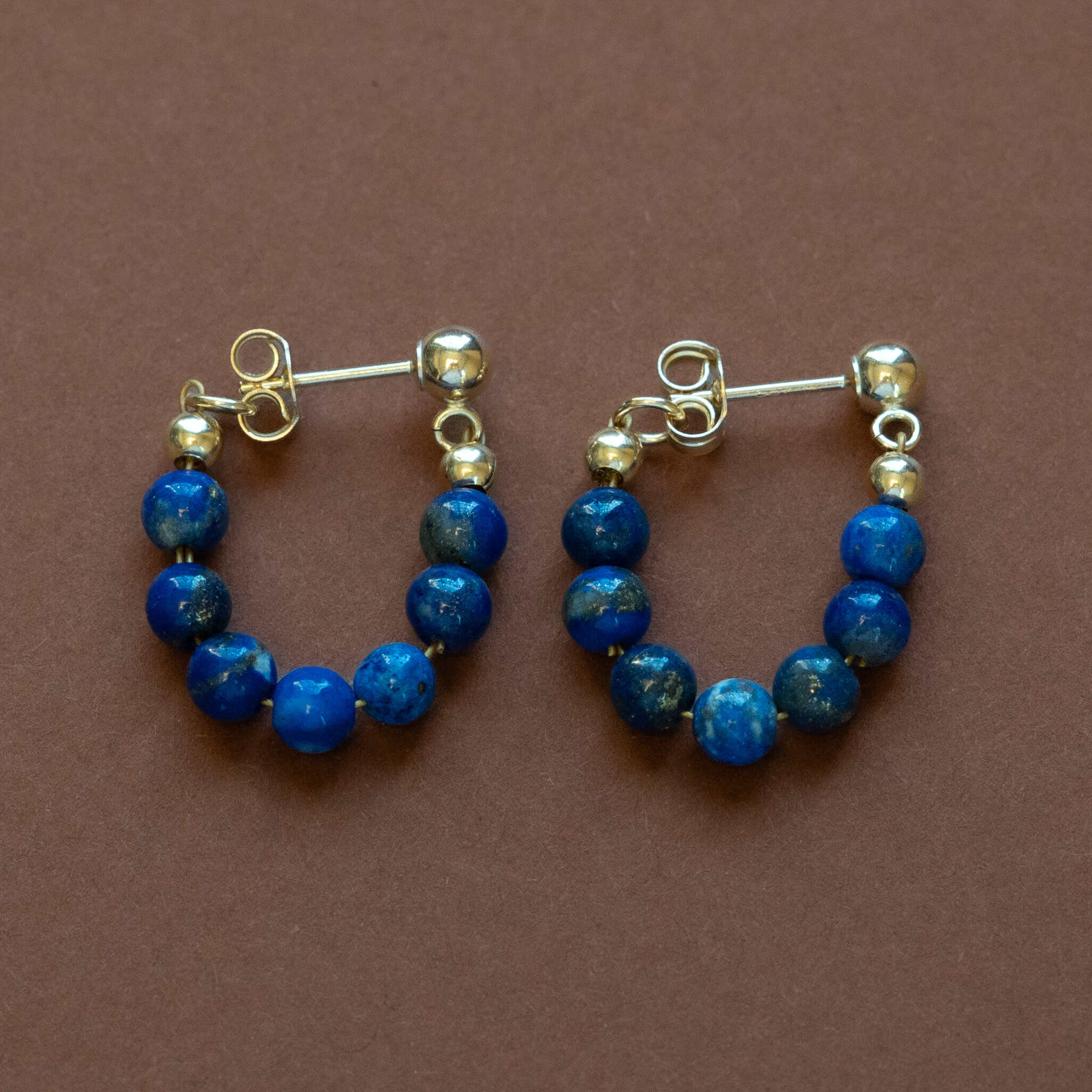 Midnight Hoop Earrings