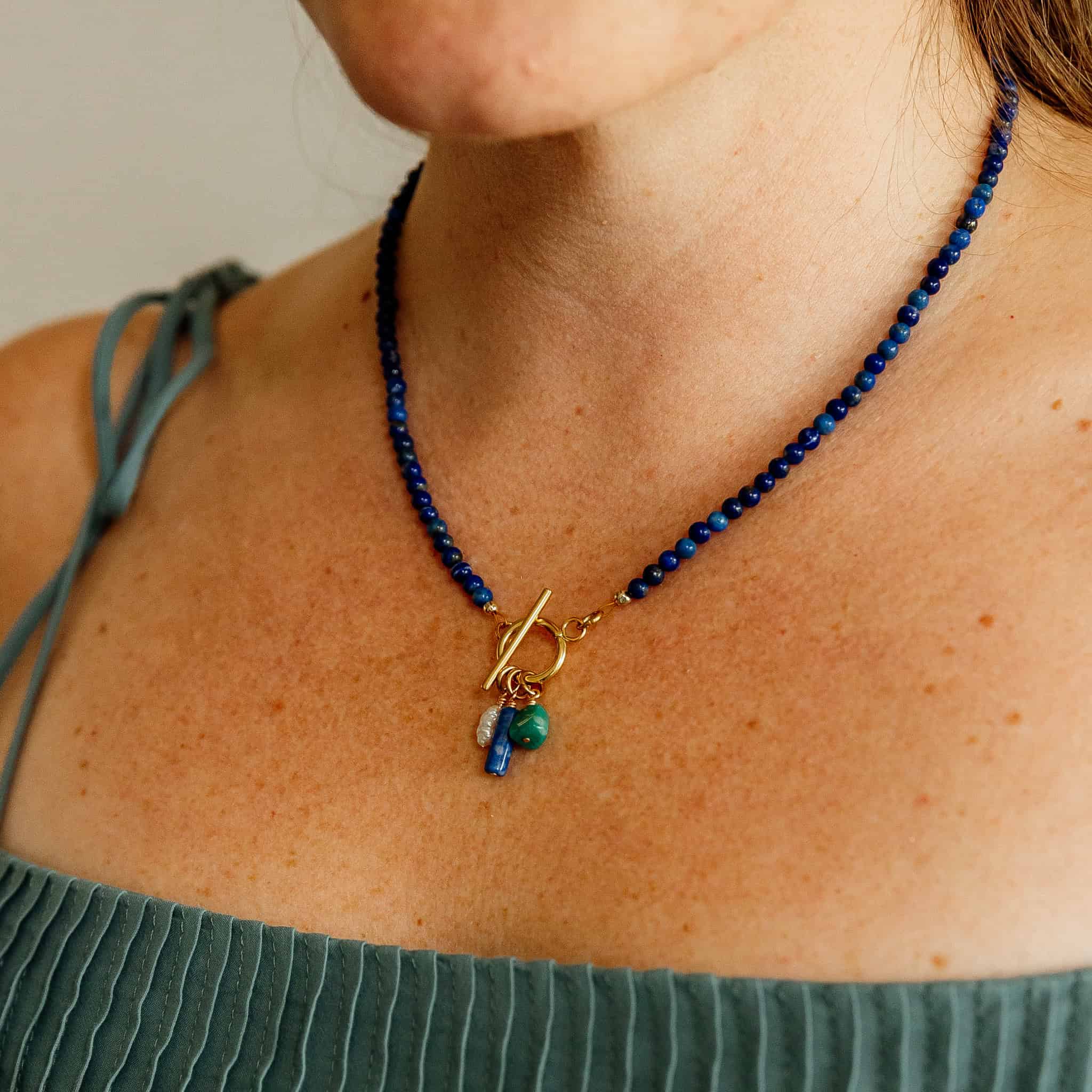 Midnight Bay Charm Necklace
