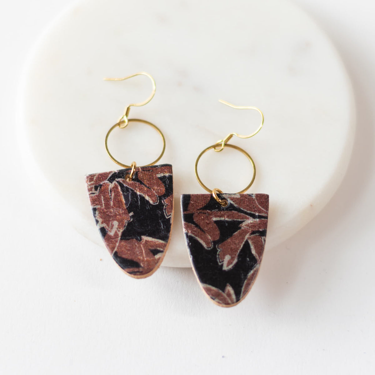 Moody Black Francis Earrings