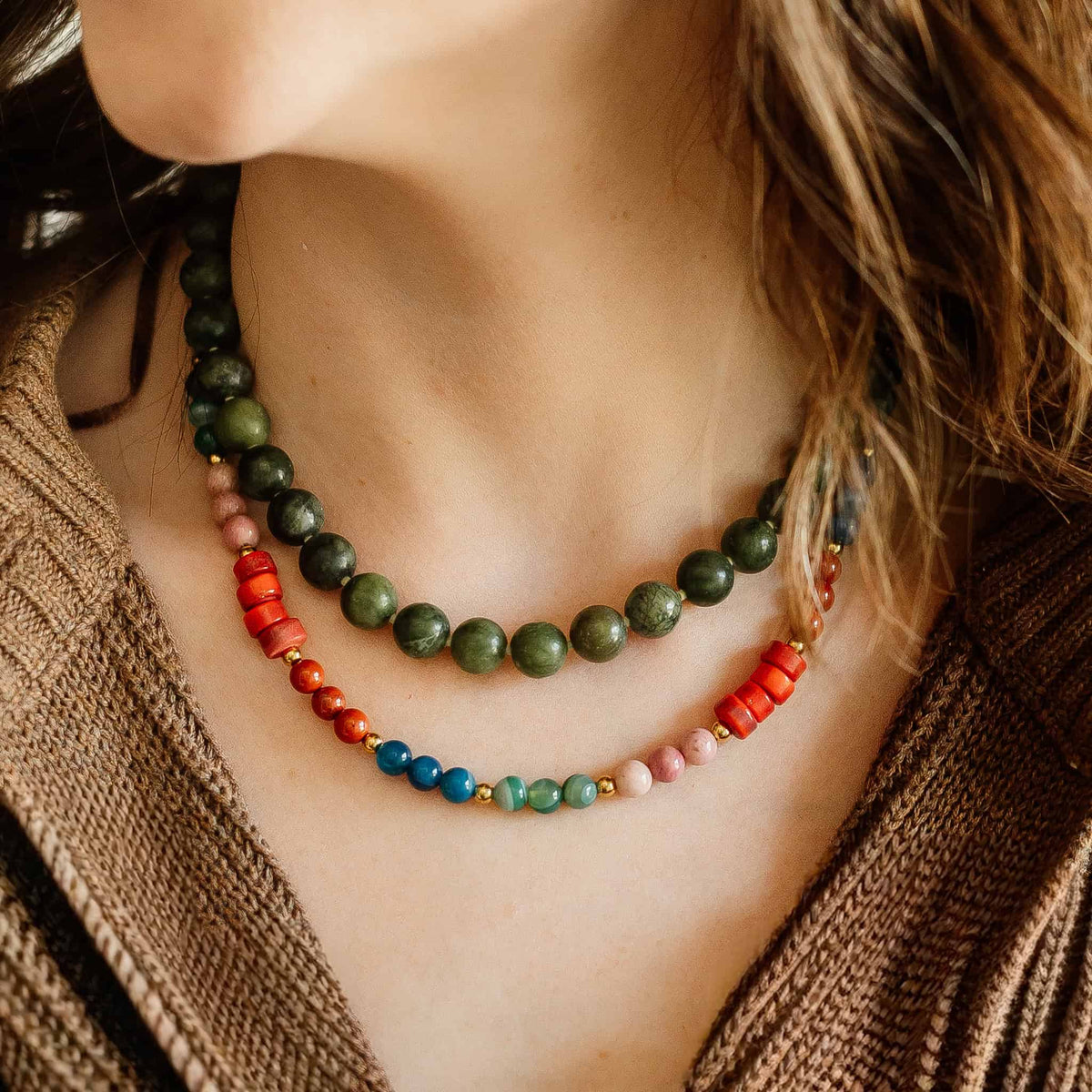 Phoebe Gemstone Necklace