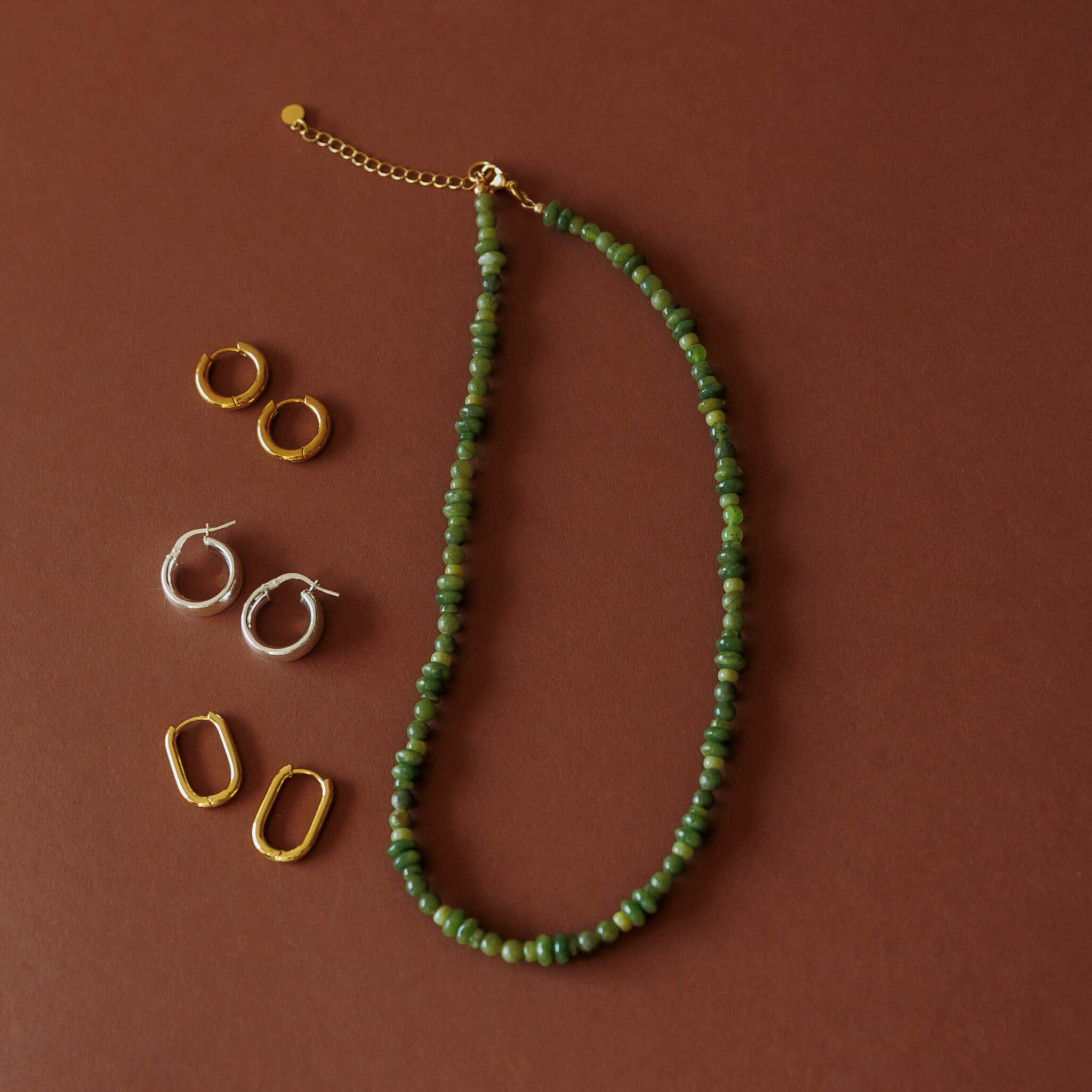 Olive Veda Beaded Necklace
