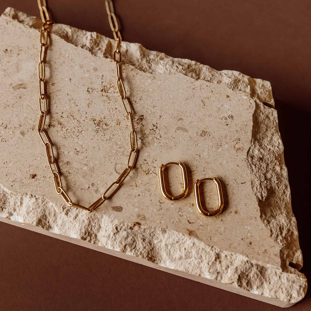 Rectangle Everyday Hoop Earrings