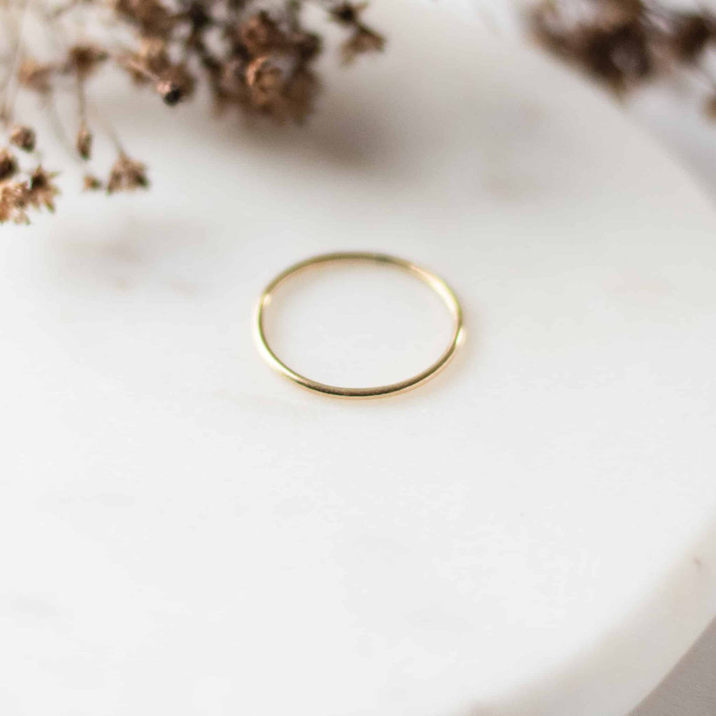 Tiny on sale stacking rings