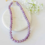 Anika Purple Beaded Necklace