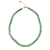 Anika Green Beaded Necklace