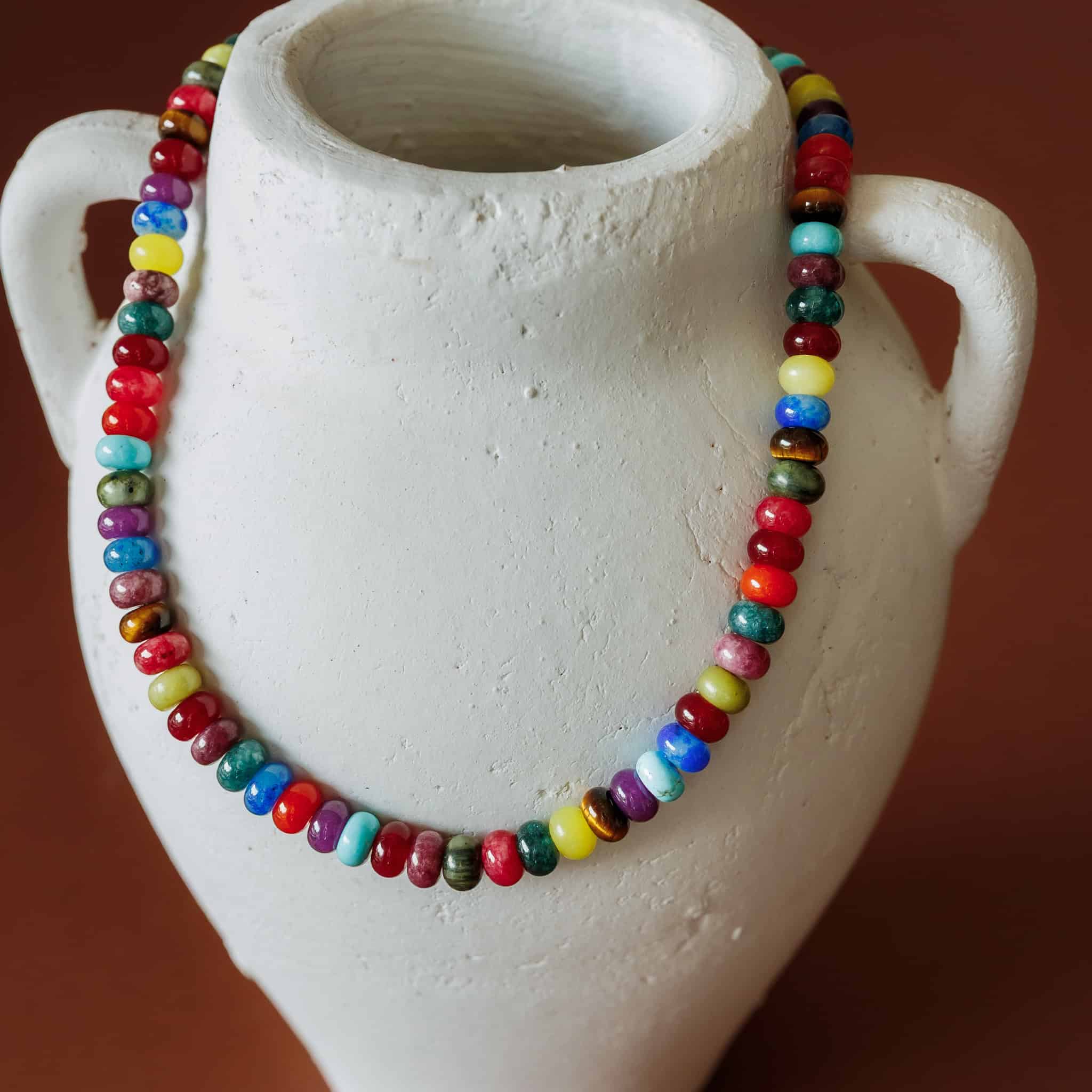 Autumn Candy Beaded Necklace