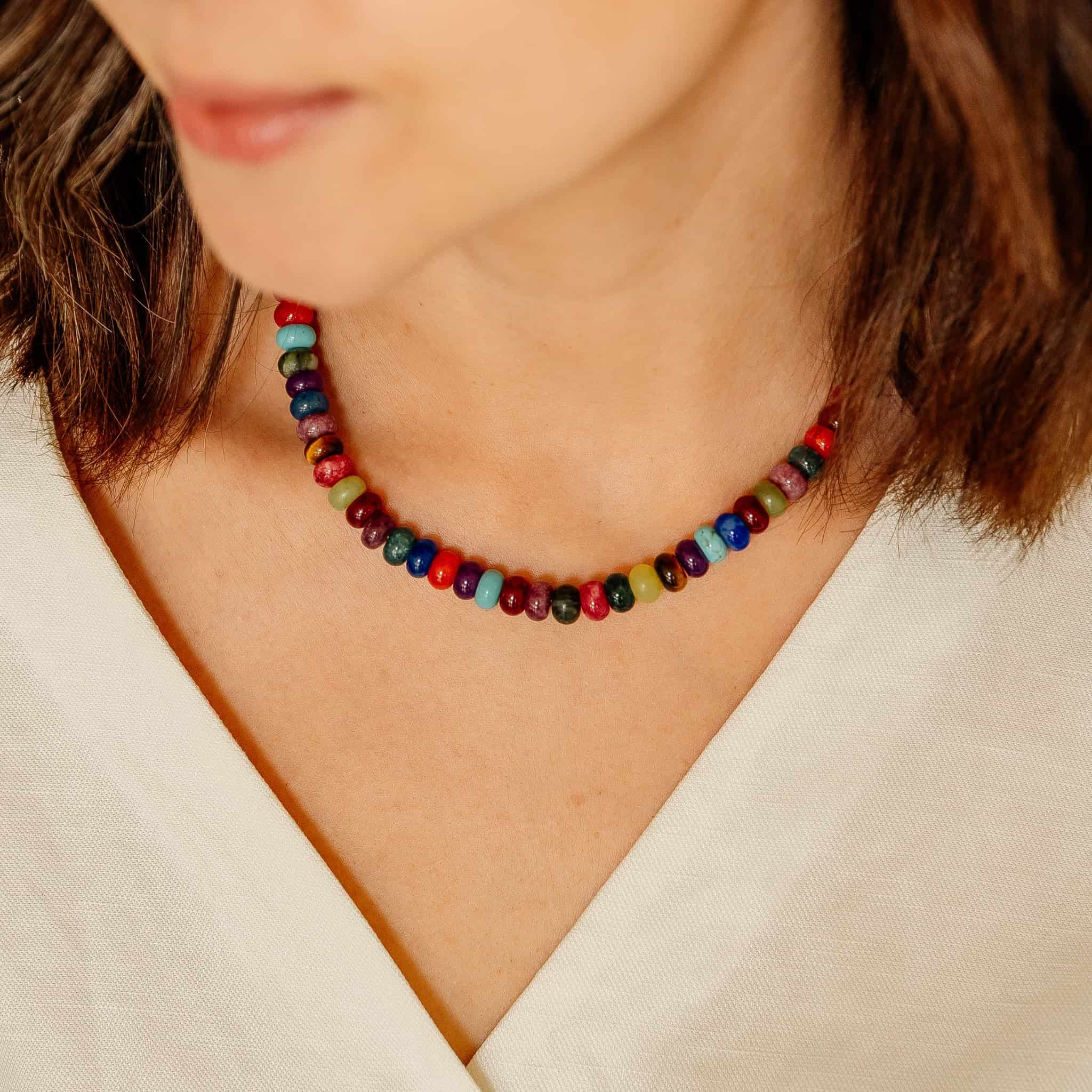 Autumn Candy Beaded Necklace