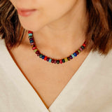 Autumn Candy Beaded Necklace