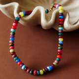 Autumn Candy Beaded Necklace