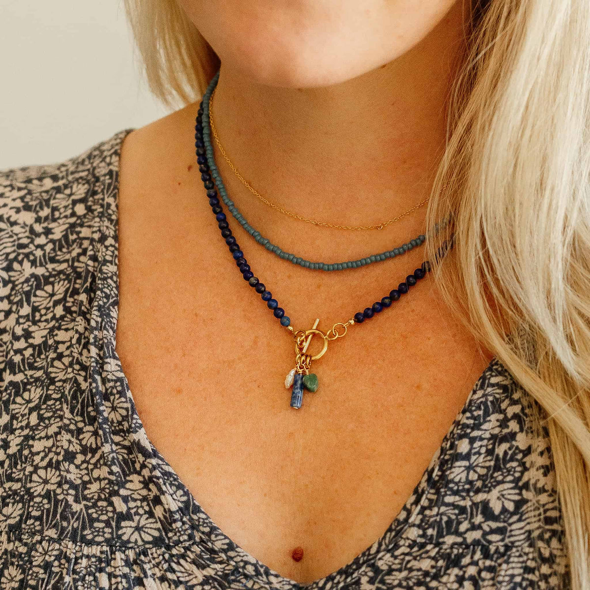 Blue Neve Necklace