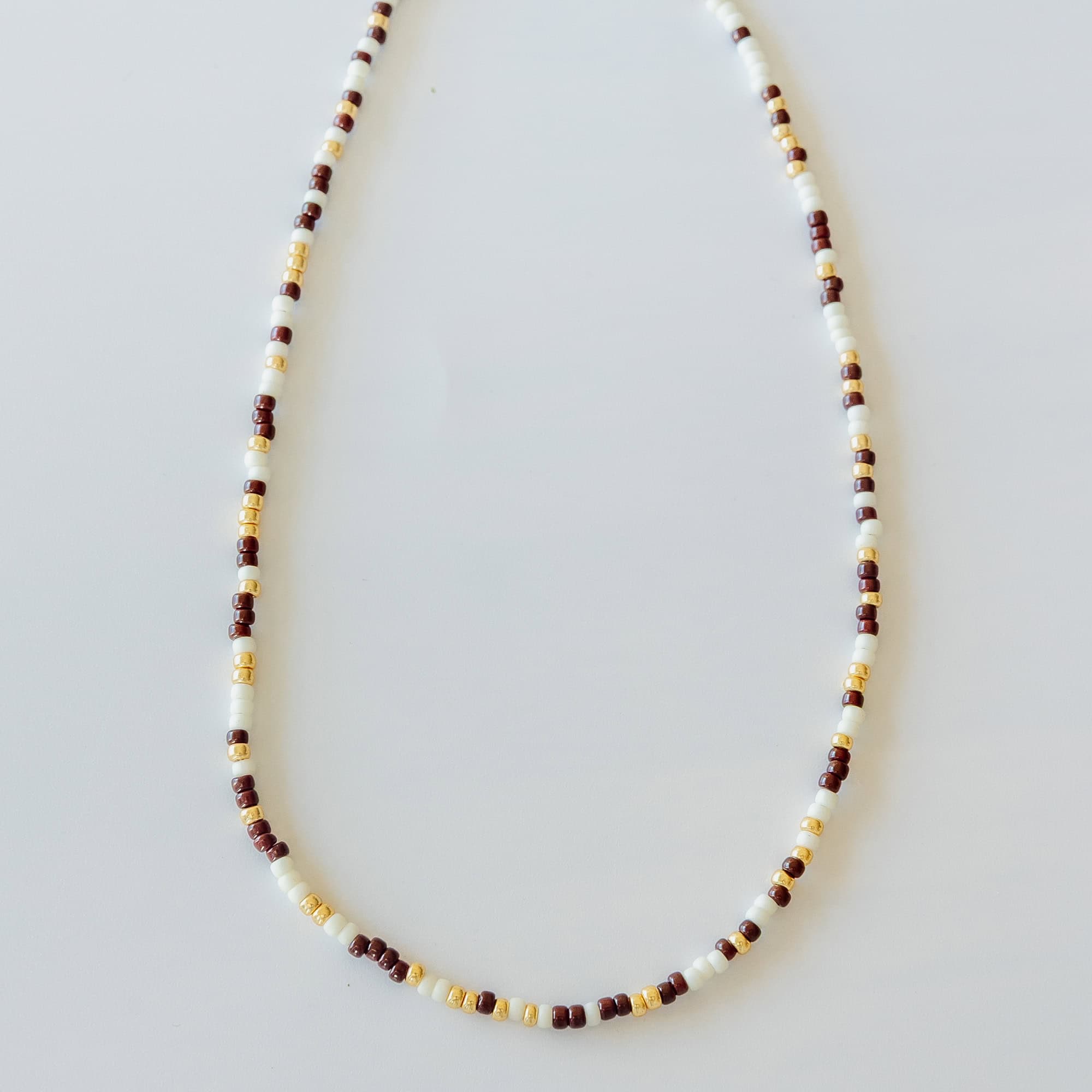Chocolate Neve Beaded Necklace