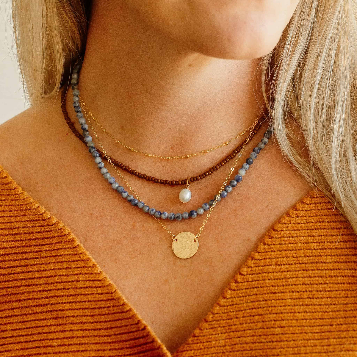 Cognac Neve Necklace