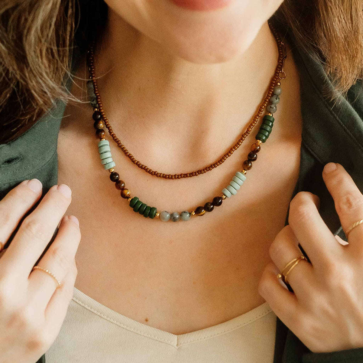 Cognac Neve Necklace
