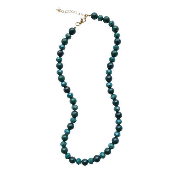 Evergreen Beaded Necklace