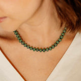 Green Margot Beaded Necklace