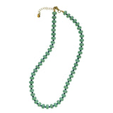 Green Margot Beaded Necklace