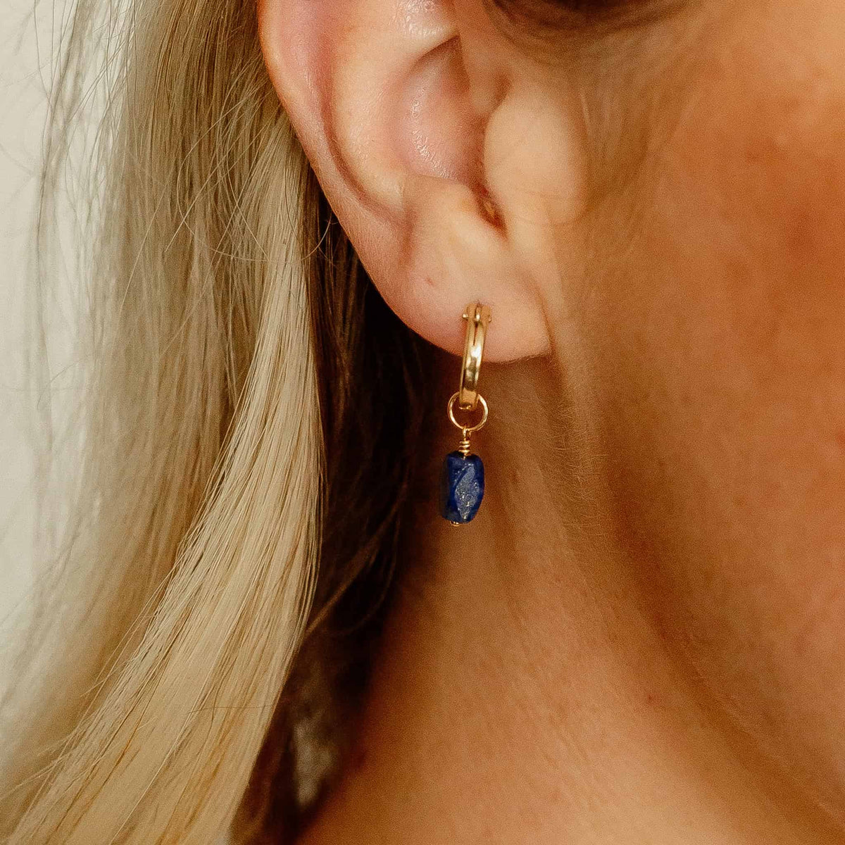 Indigo Hoop Charms