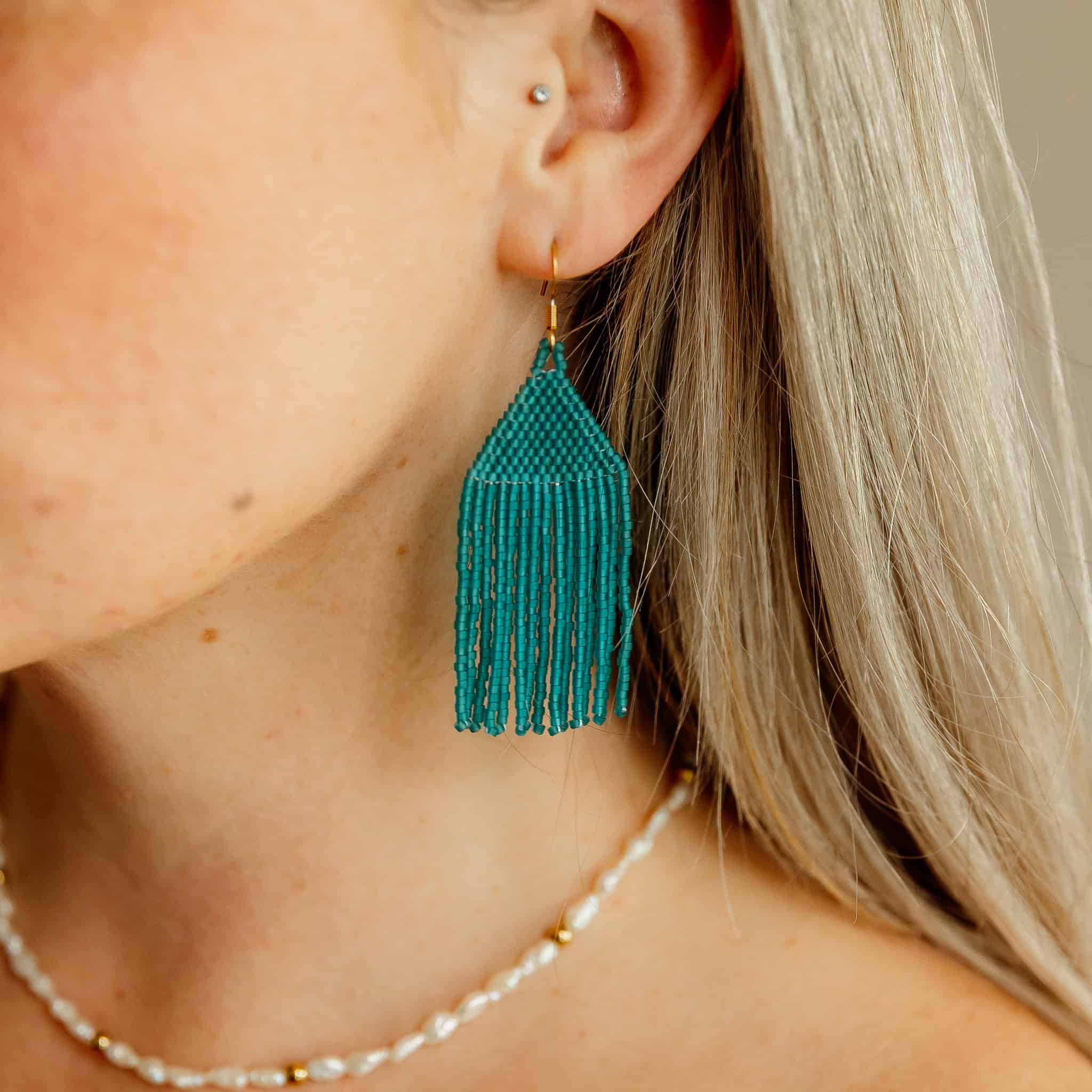 Mediterranean Serena Beaded Earrings