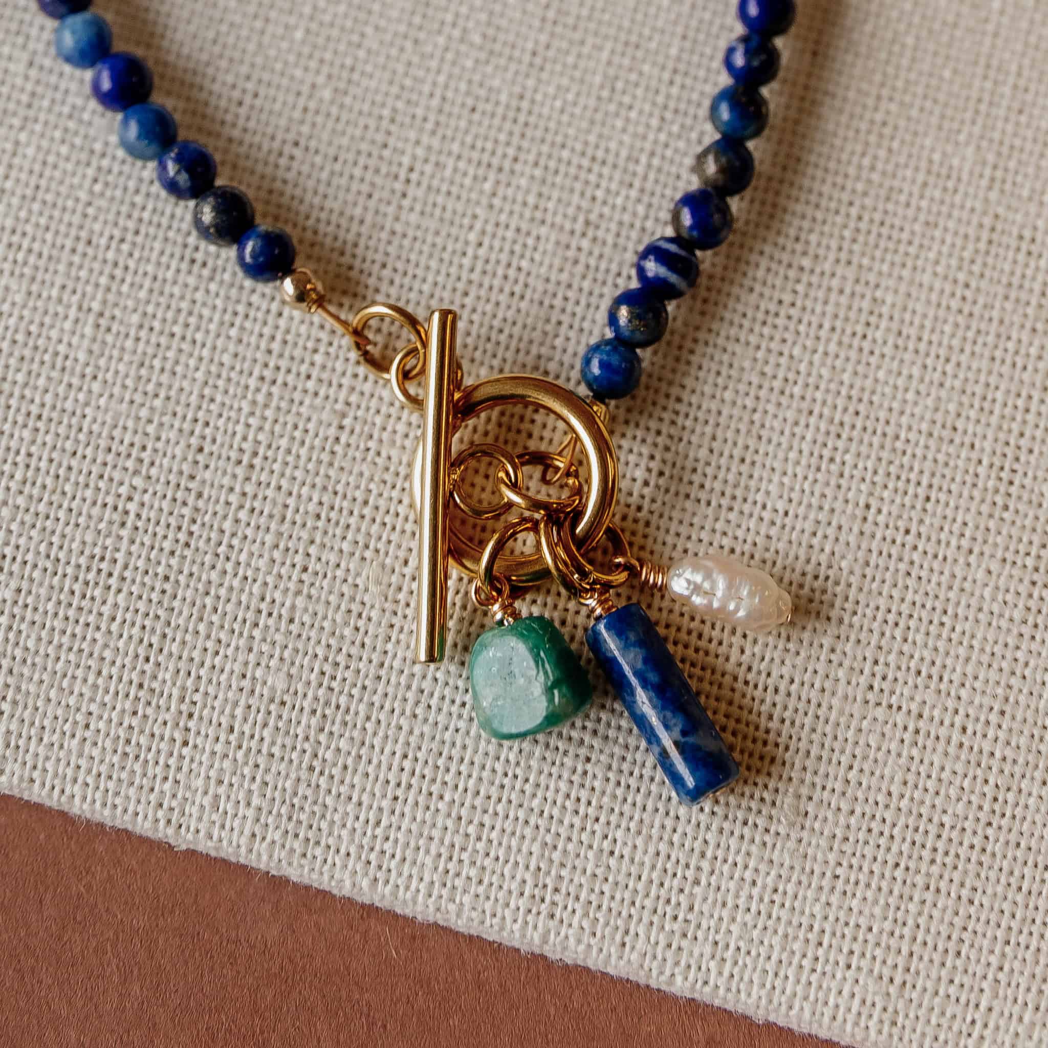 Midnight Bay Charm Necklace