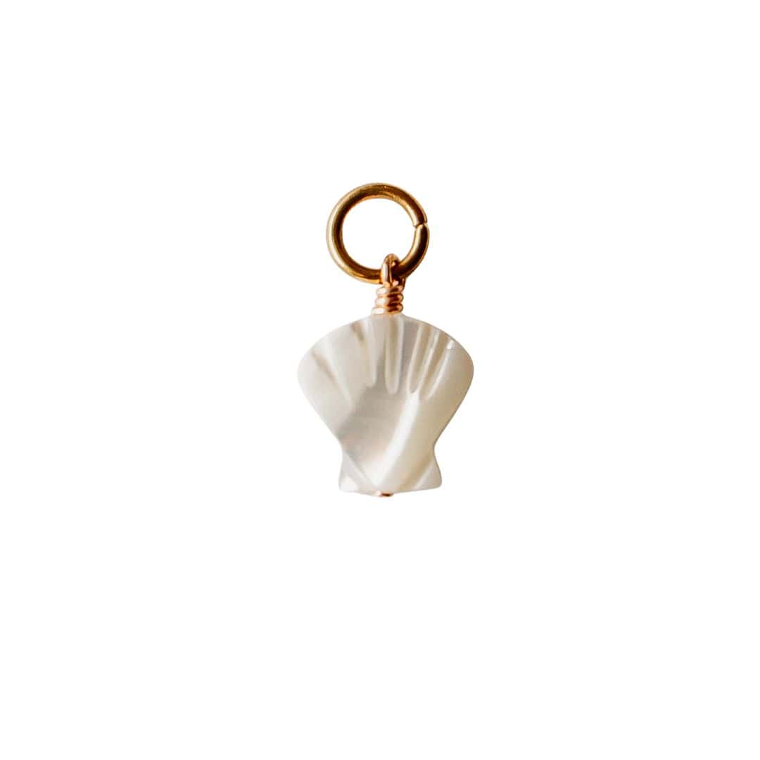 Pearl Seashell Necklace Charm