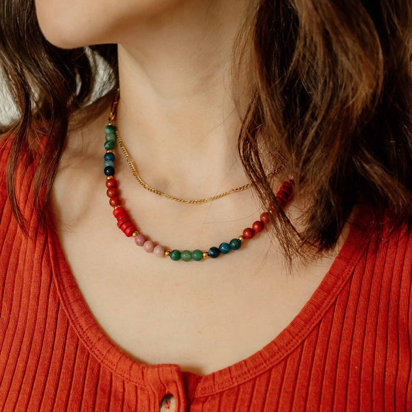 Phoebe Gemstone Necklace