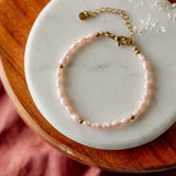 Pink Grace Pearl Bracelet