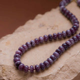 Plum Margot Beaded Necklace