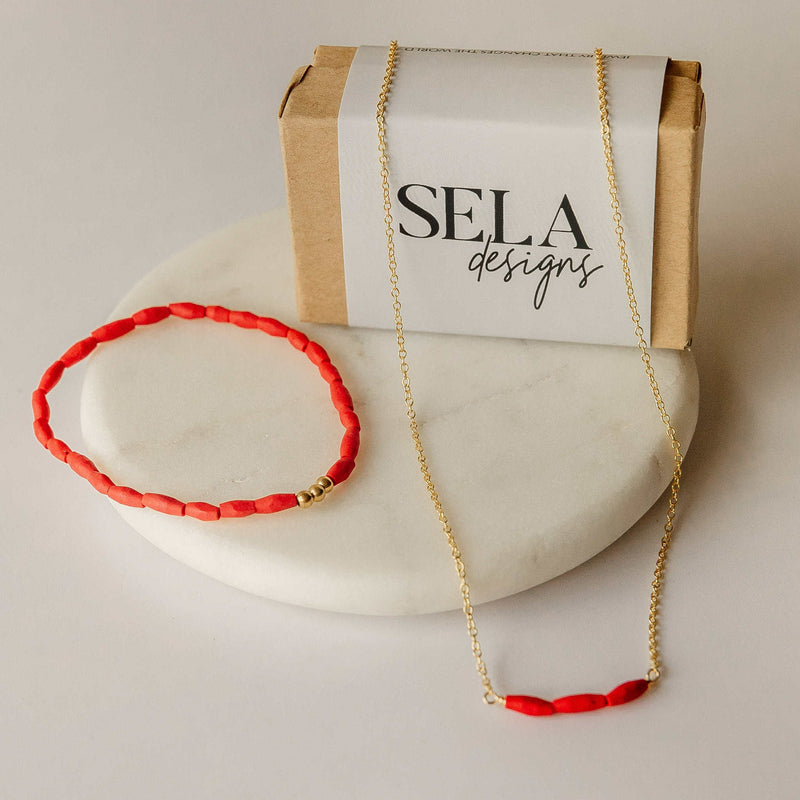 Red Coral Necklace