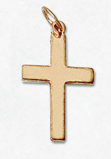 14k Gold Filled Cross Necklace Charm