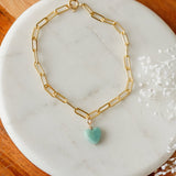 Seafoam Heart Aria Bracelet