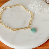 Seafoam Heart Aria Bracelet