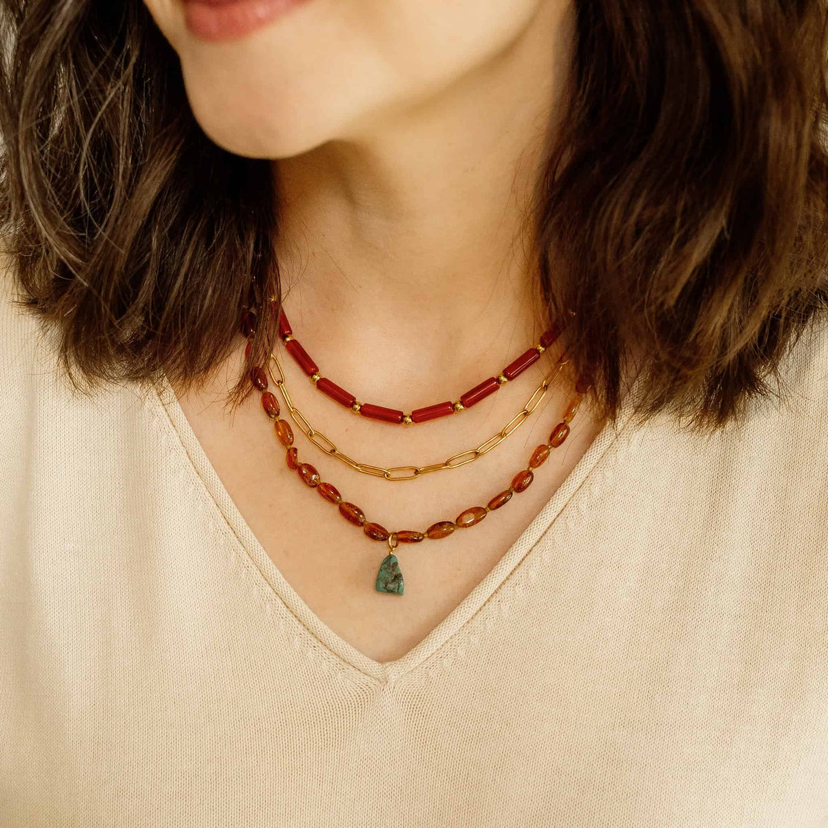 Turquoise Necklace Charm
