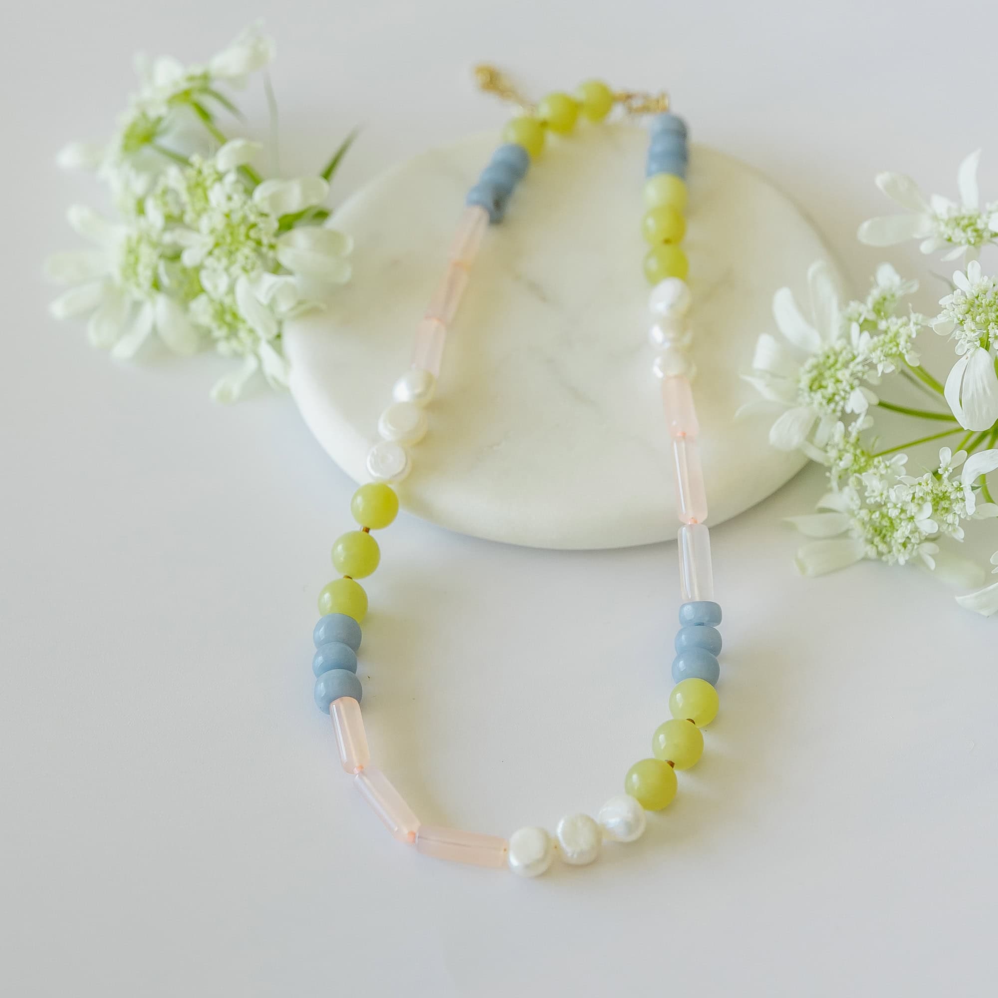 Spring Bea Beaded Necklace