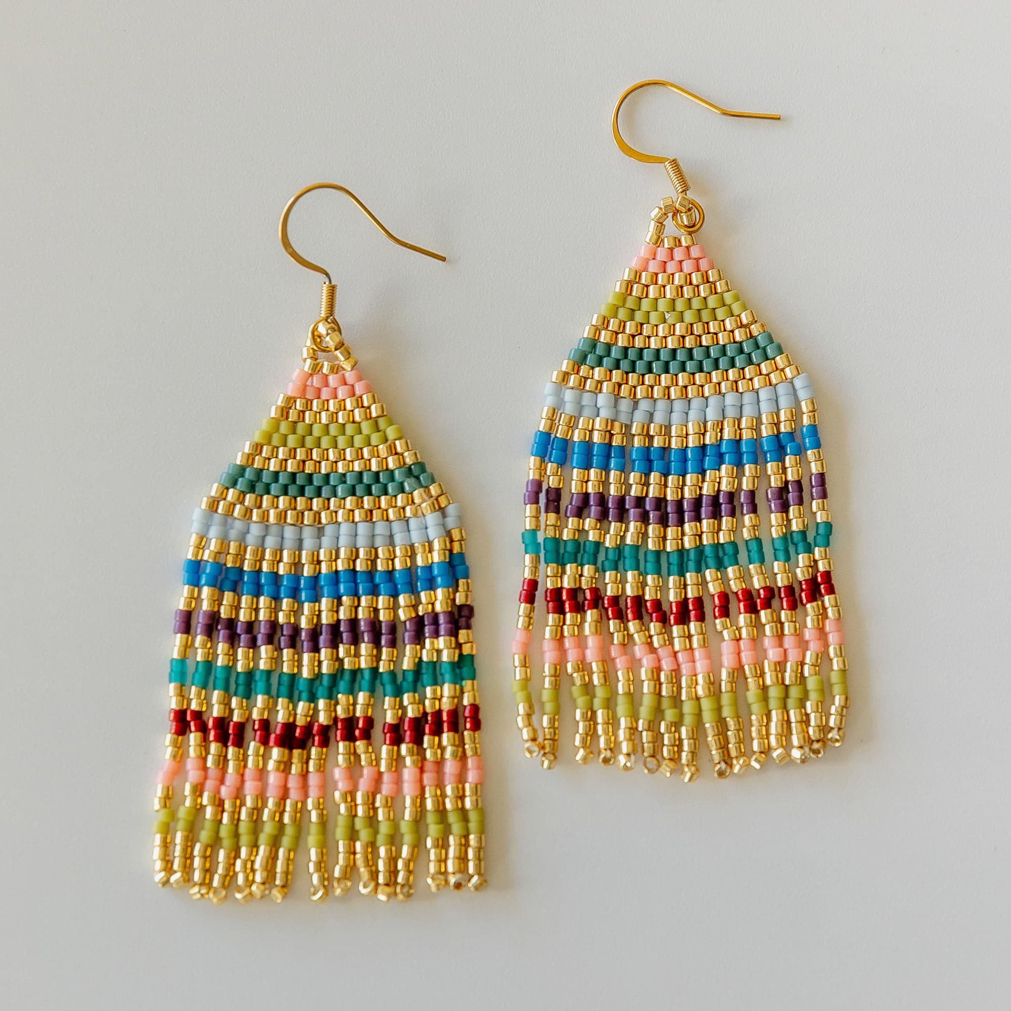 Spring Zora Beaded Earrings